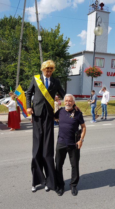 Vojvodské dožinky konané dne 4.9.2016 v městě Ujazd, Polsko 